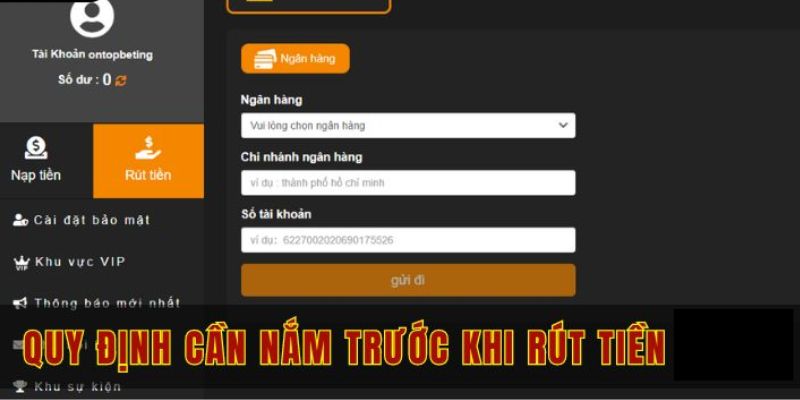 Rút tiền Fm88 - Hướng dẫn chi tiết rút tiền đơn giản 2 Điều kiện rút tiền Fm88